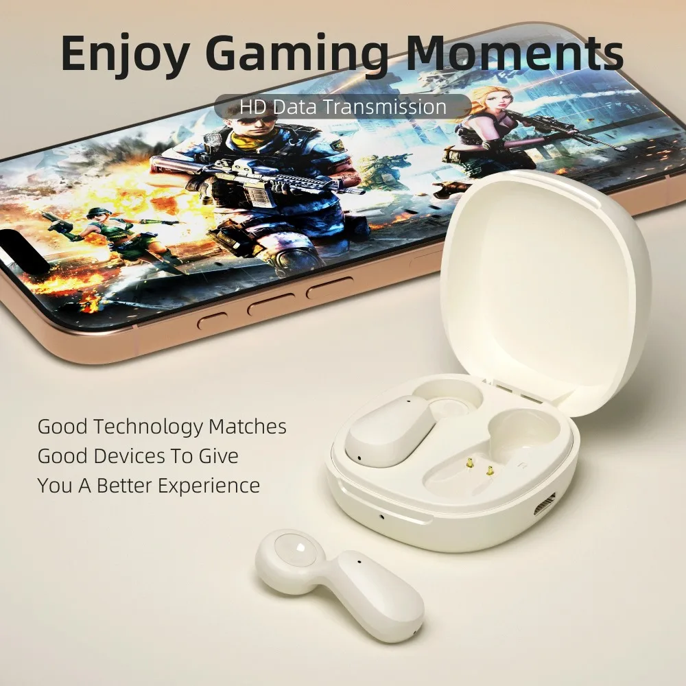 Mini Portable Earphone Bluetooth IPX5 Waterproof Touch Control HiFi Sound Wireless Headphones For Outdoor Sports Music Earbuds