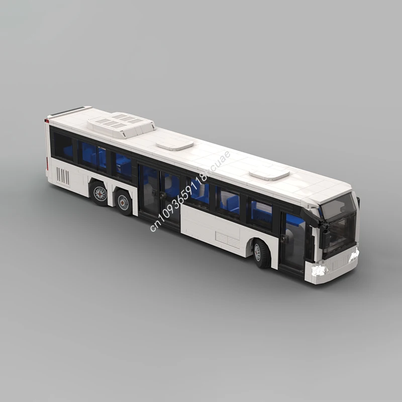 706PCS MOC Transporter MercedesS-BenzS Citaro L City Engineering Model Building Blocks Stacking Bricks Creative Toy Kid Gift Diy