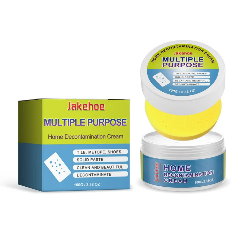 

Multi Purpose Cleaning Paste Kitchen Stove Range Hood Heavy Oil Stain Limescale Cleaning Rust Removal Paste