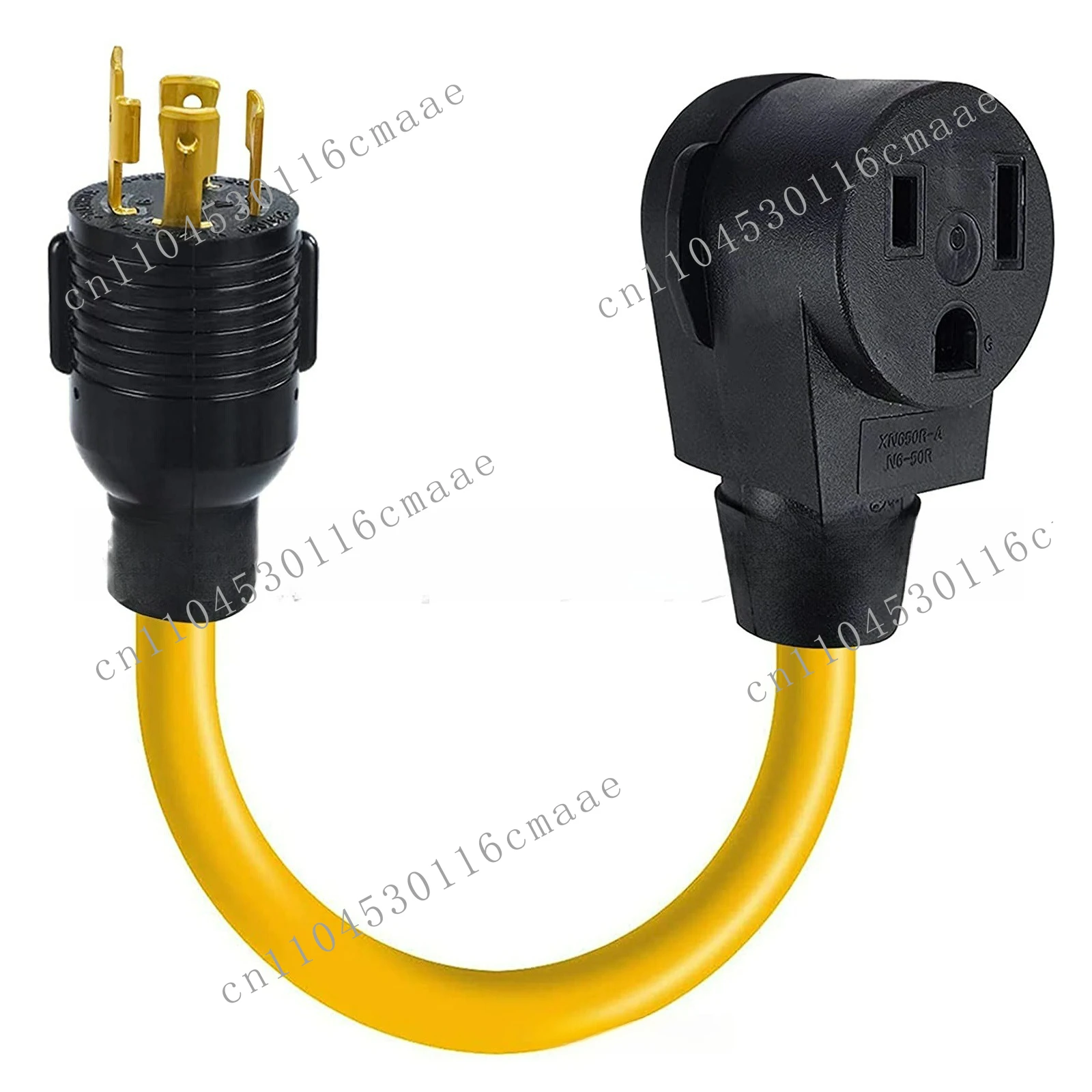 Suitable for US standard L14-30P to 6-50R adapter plug cable generator to welding machine power adapter cable