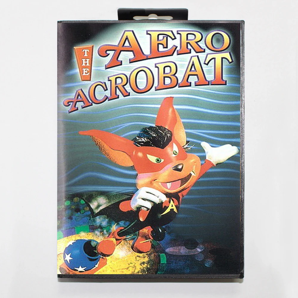 

Игровой картридж Aero Acrobat 16Bit MD с коробкой RU для систем Sega Megadrive Genesis