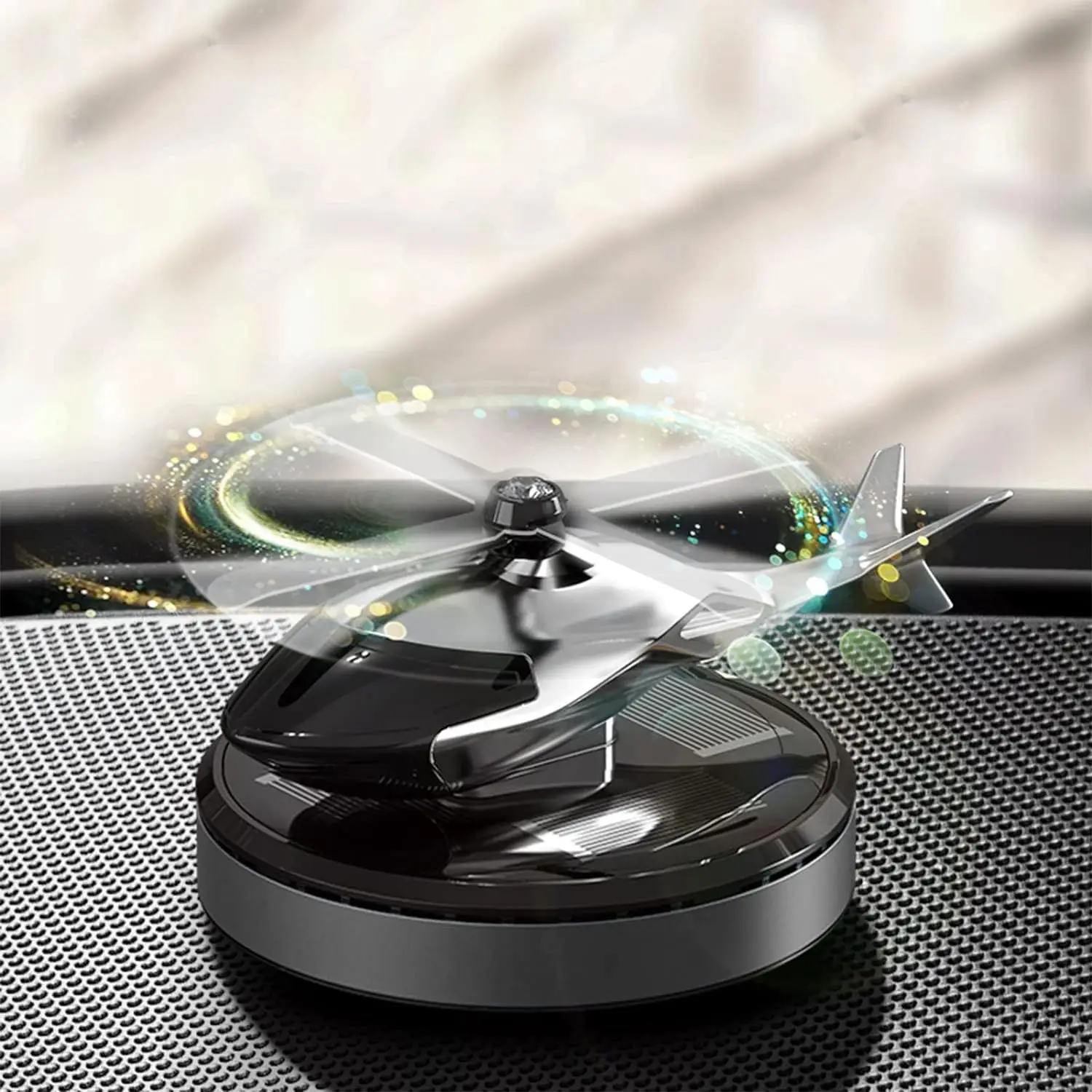 

Solar Helicopter Car Air Freshener Fragrance Supplies Interior Accessories Novelty Propeller Flavoring Perfume Diffuser Decor