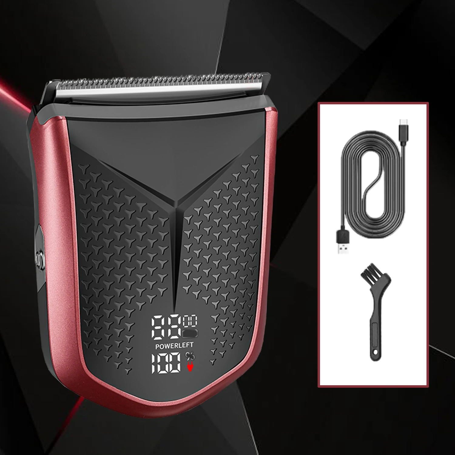 

Cordless Hair Clipper For Men Rechargeable Men's Self-service Hairdresser For Hair Cutting, Low Noise Hair Trimmer Beard Shaver Cutting Grooming Kit For Self, Barbers,