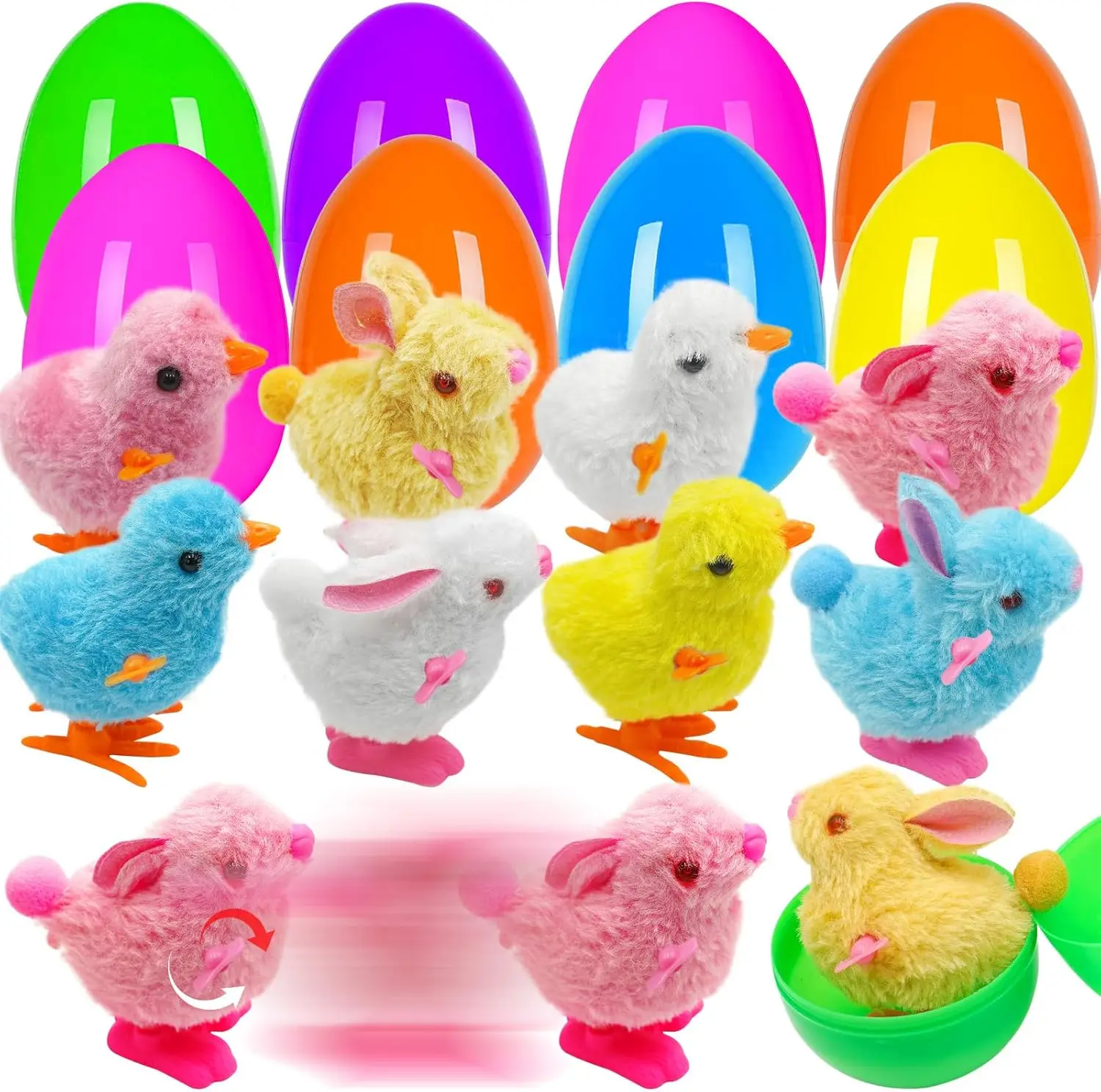 8 Pack Colorful Eas…