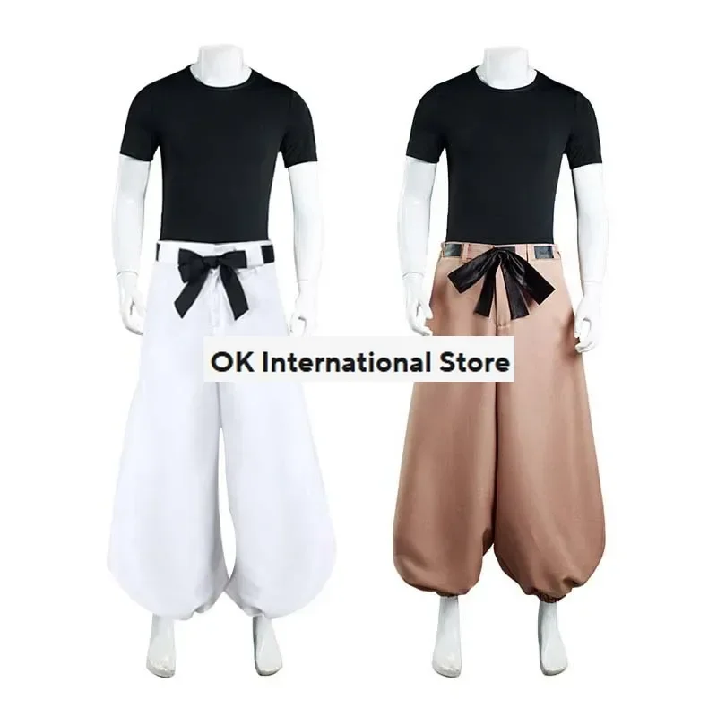 Jujutsu Kaisen Anime Cosplay Traje para Adultos, Toji Kostum, Roupas de Jujitsu, Uniforme de Festa Halloween, Shorts, Unisex