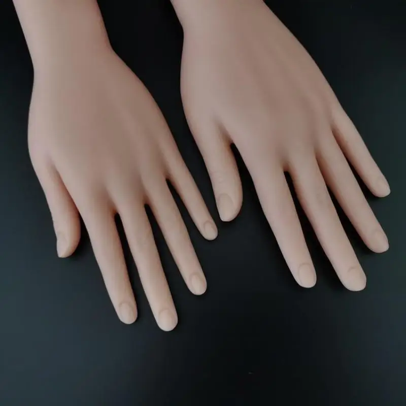 Realistisches Silikonmaterial, weibliches Handmodell, lebensechte Silikon-Hand- und Fußmannequin für die Präsentation von Handkunst und Schmuck. – Detail 3