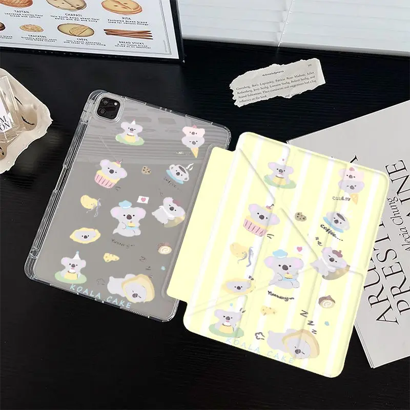 3+Y Fold Clear Acrylic Shell For iPad A16 2025 11th Air11/13 iPad10.2 7/8/9th 4/5 10.9 IPad Mini6 8.3 air3 10.5 Pro 11 2020
