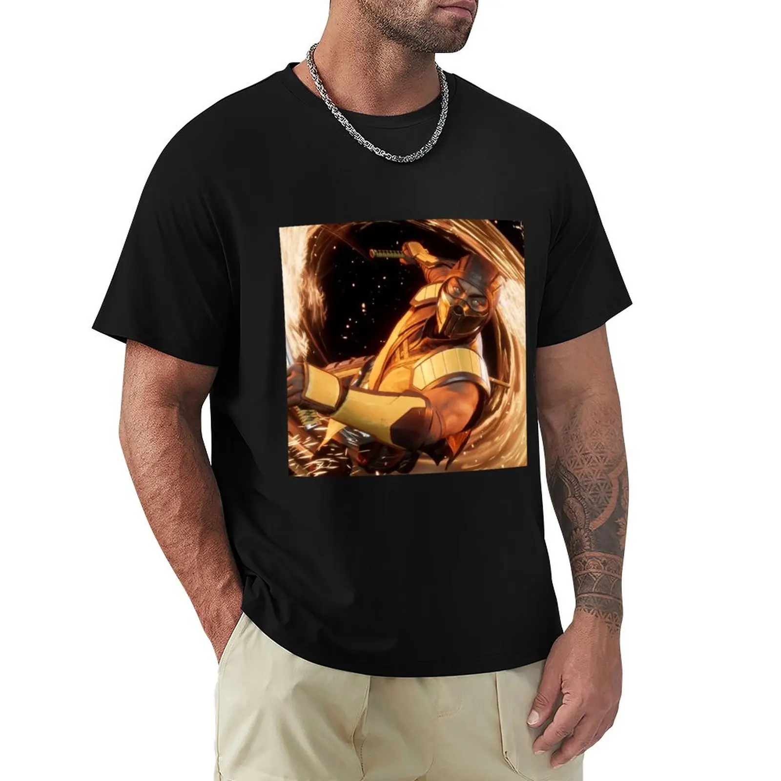 

Scorpion - Get over here! Mortal Kombat T-Shirt Ultra Soft Breathable Tee Top