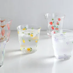 Creative High Borosilicate Lemon Hand Pinch Pattern Cup Office Drinking  Household Milk  Glass Drinkware