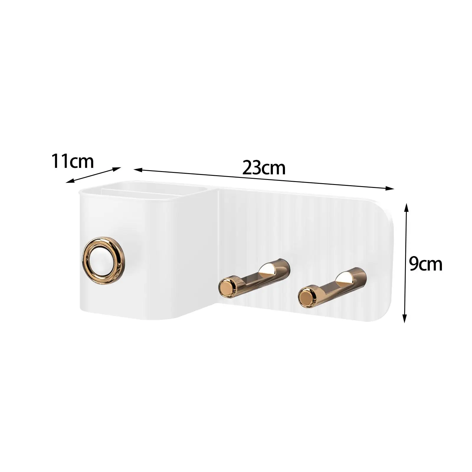 Suporte de parede para secador de cabelo, bandejas para banheiro, auto pasta, resistente, suporte para secador de cabelo