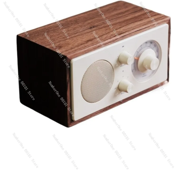 Retro bluetooth speaker small radio style home audio system wedding engagement gift practical newlywed decorative warm