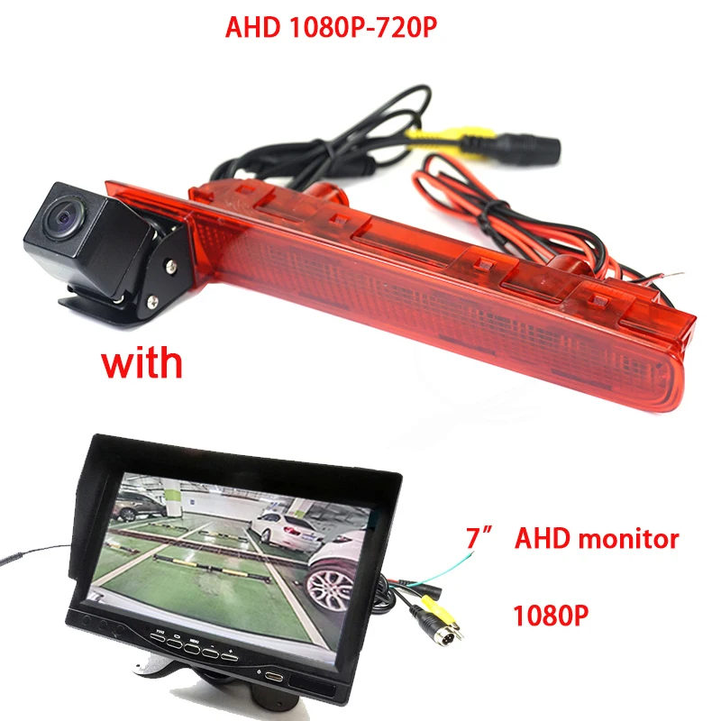 AHD 1920*1080P car brake light rear view pakring camera for Volkswagen VW T5 T6 2010 2011 2012 ~1018 2019 2020 HD CVBS 720P