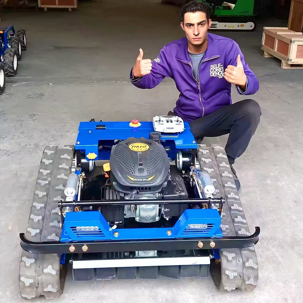 High Quality CE Approve Paddy Field self propelled lawn mower high quality remote control  flail lawn mower