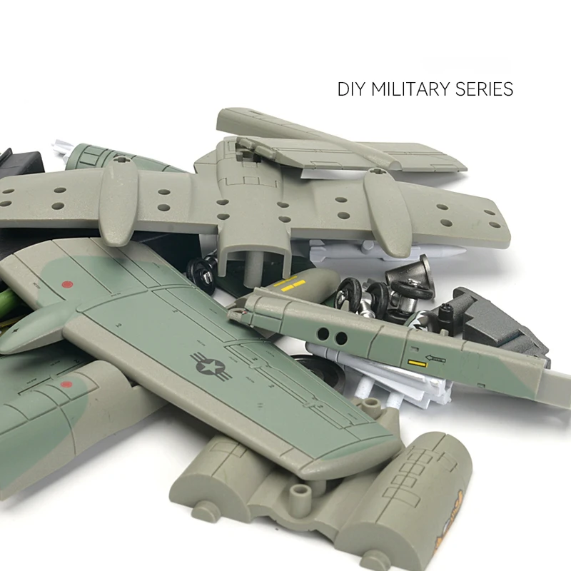 1/72 Bilancia Modello Militare Building Block Giocattolo A-10 Thunderbolt II Terra-Attacco Aerei Da Caccia Armi Assemblare Collezione Giocattolo