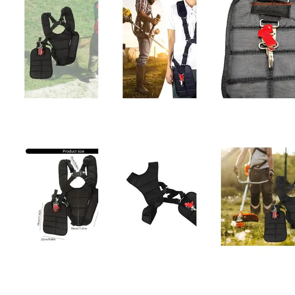 

Двойной плечевой ремень, удобный, экономящий труд, мягкий ремень для триммера W91B