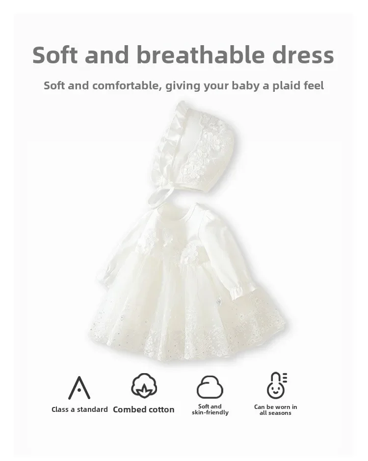 Children's Clothing for Spring and Summer 2025, New Styles for Baby Girls' Dresses, Children's Birthday Mesh Princess Dresses