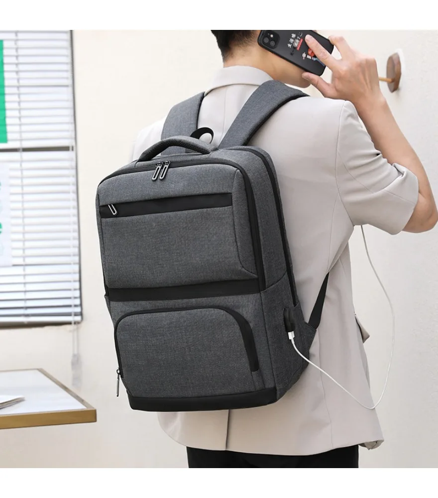 Computer bag Large capacity travel Student schoolbag Distribution Backpack Men's Backpack Business bag Men's