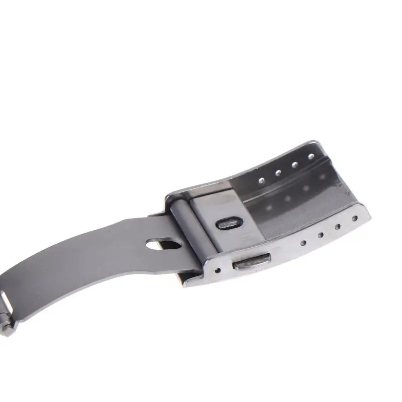 16/18/20/22MM 316L Edelstahl Gebürstete Faltschließe mit Doppelverriegelung und Druckknopf, Ausziehbare Verstellbare Uhrenarmband-Schnalle – Detail 11