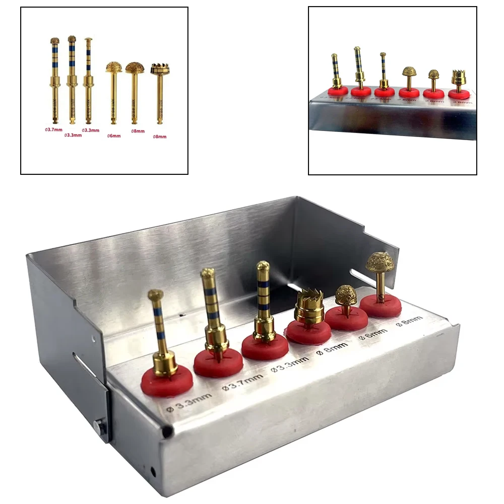 

1Set Dental Sinus Lift Kit Diamond Coated Bur Drills & Lateral Reamer for Maxillary Bone Grafting Implant Surgery Tools