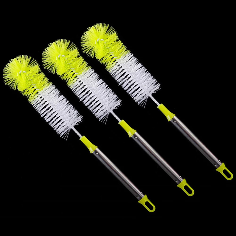 

2 Pcs Cup Brush Nylon Bottle with Long Handle Brushes for Cleaner Washer Bendable