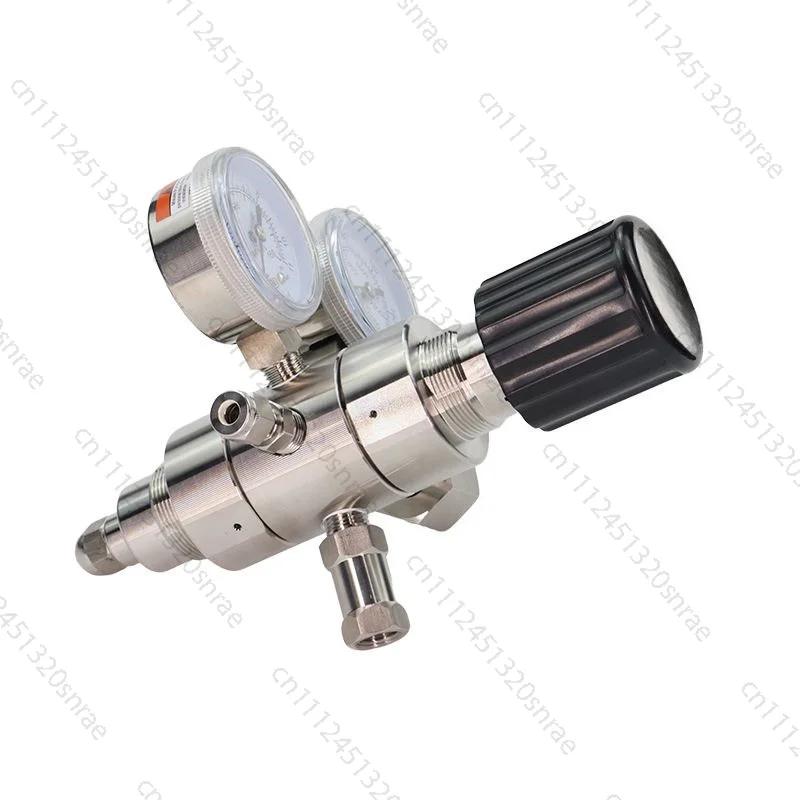 316L Stainless Steel Two-Stage Gas Regulator - Air Pressure Reducing Valve