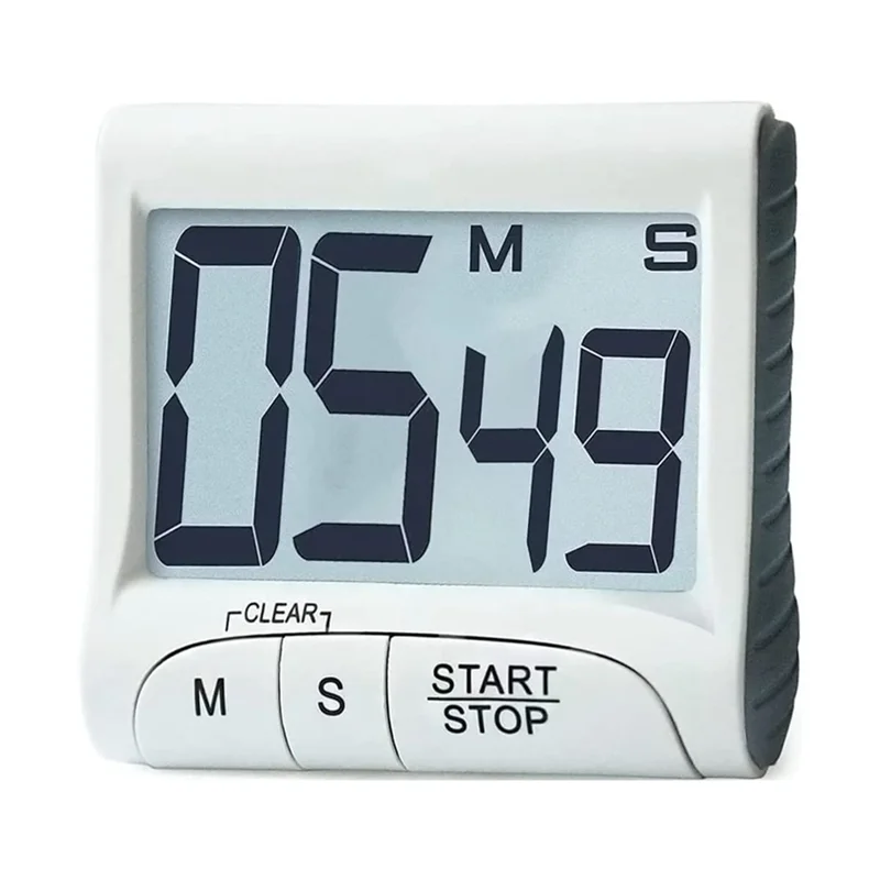 

Digital Kitchen &Stopwatch,Bold Digits, Simple Operation, Loud Alarm,Magnetic Kickstand for Cooking and Classroom