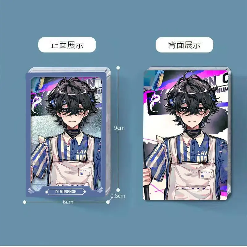 Set of 2 Anime Identity V Emil Patient Game Cartoon Badge Pin Brooch Acrylic Quicksand Mahjong Acrylic Ornaments Souvenir Gift