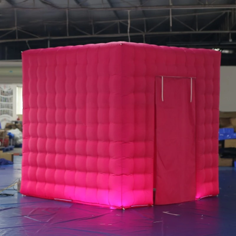 

Photo Booth Backdrop 2.5mh Inflatable Portable Inflatable Photo Booth Enclosure Tent For Wedding Party Show Events