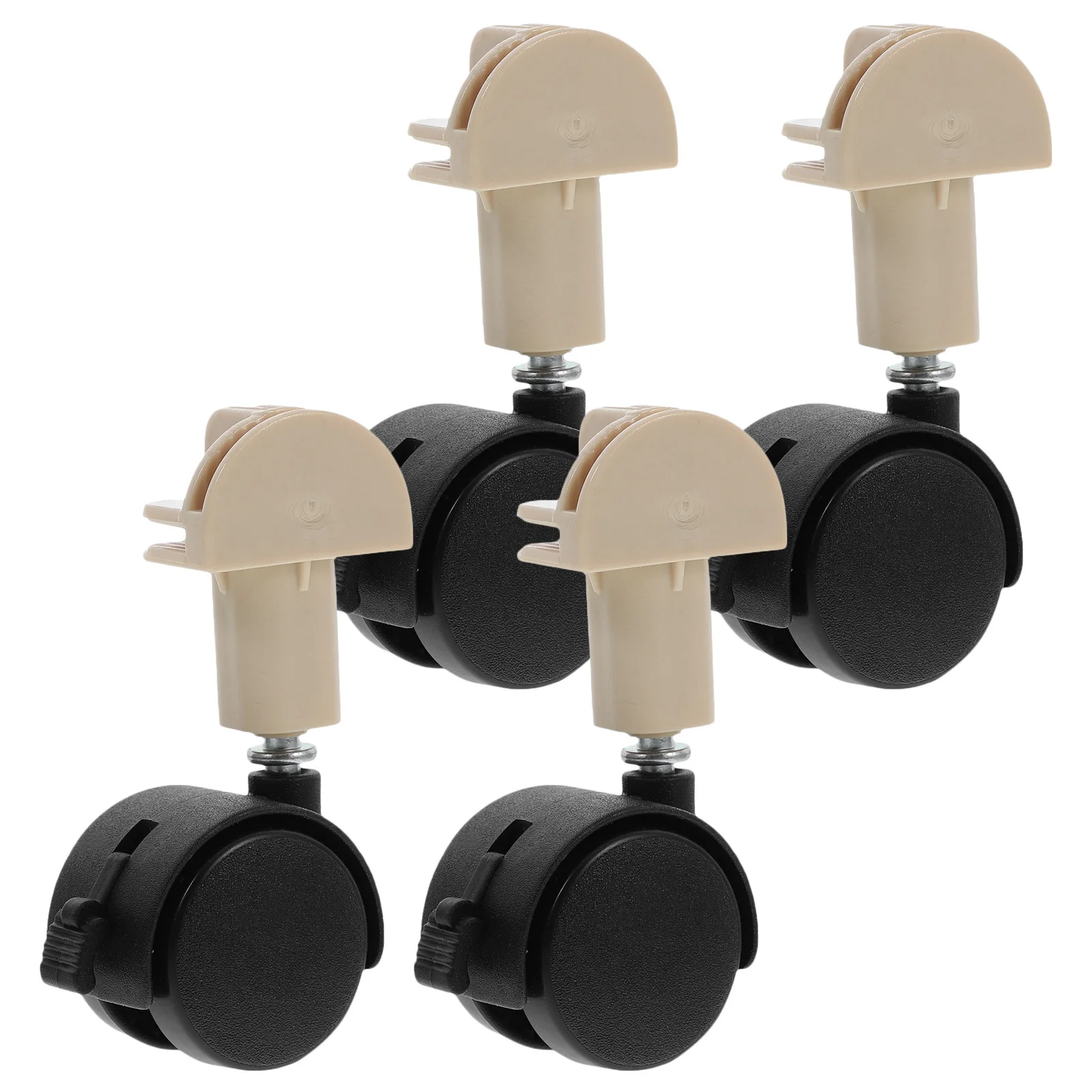 

4Pcs Pet Enclosure Casters Cat Kennel Wheels Replacement Swivel Caster Set for Dog Crate Mobility and Effortless Home Movement