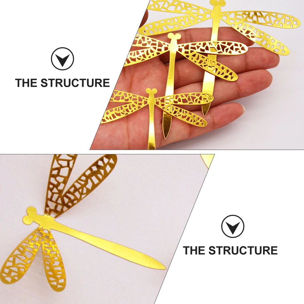 

36Pcs Metal Texture Dragonfly Wall Decor Exquisite Lifelike Art Crafts Home Bar Restaurant Decoration Dragonfly Wall Decor