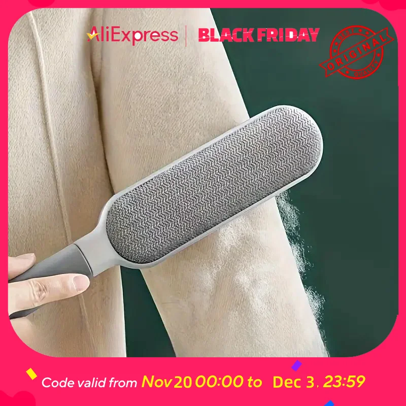 Double-Sided Pet Hair Remover, Manual Electrostatic Sticky Lint Brush, for Cat, Clothing, Sofa, Furniture,  Carpet Cleaning