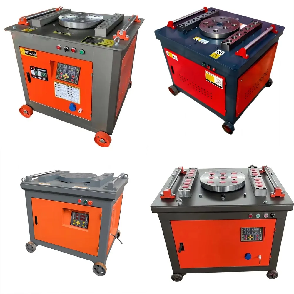

123Hot 3-Phase 380V Small Portable Automatic Bar Bender Rebar Bending Machine for Construction