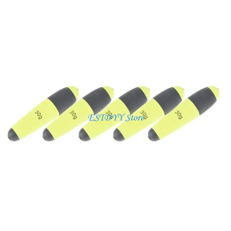 

G6DE 5 pcs/pack EVA Foam Bobber Float Floatability Saltwater Fishing Buoys