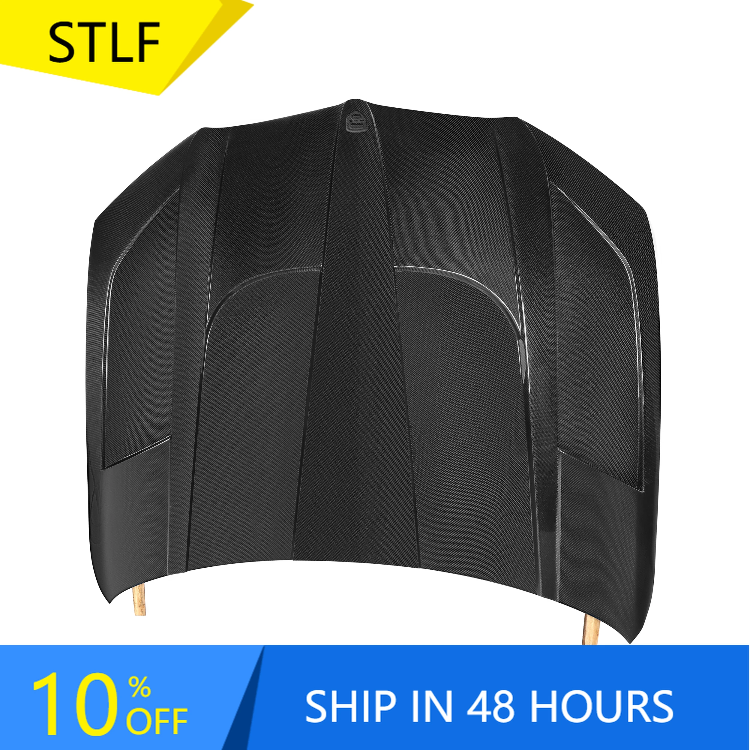 

STLFHigh qualityCarbon Fiber Front Hood G05 G06 Front Hood Bonnet Glass LD Style Front Hood for BMWs X5 G05 X6 G06 2020+