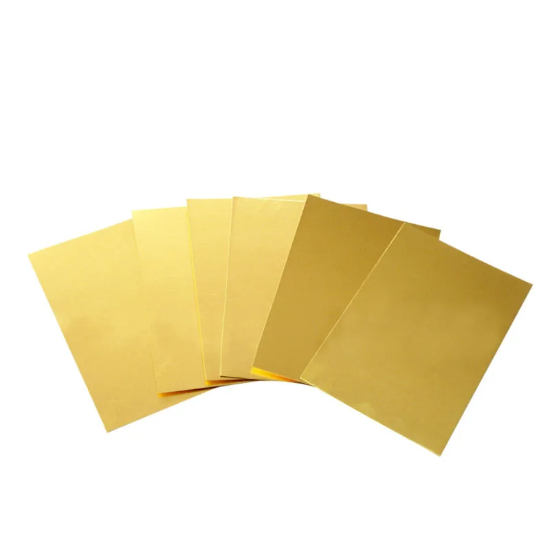 H62 Brass Thin Plate Shim Sheet Model Mould DIY Metalworking Welding Brass Plate 0.5mm 0.8mm 1mm 1.2mm~6mm