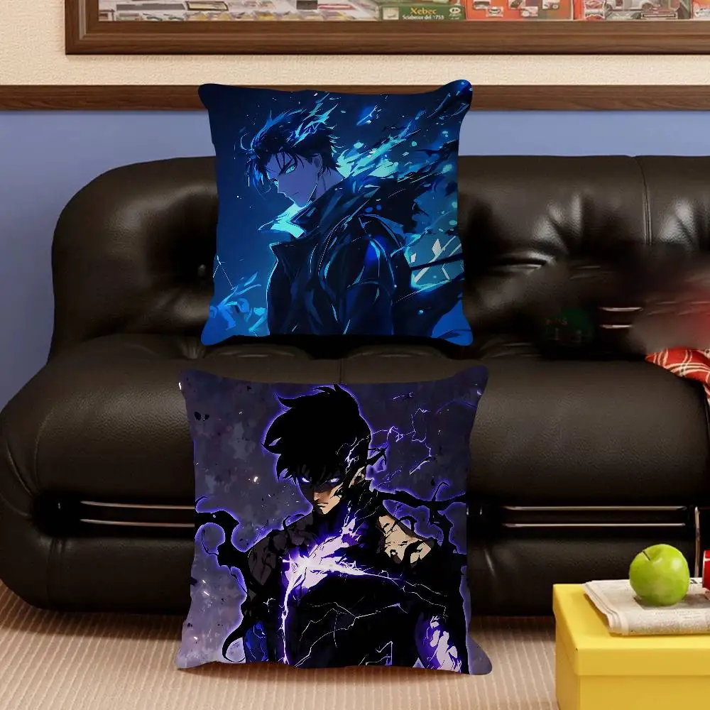 

Аниме S-Solo-Leveling 45*45 см наволочка наволочка Декор наволочка домашняя наволочка для дивана подушка