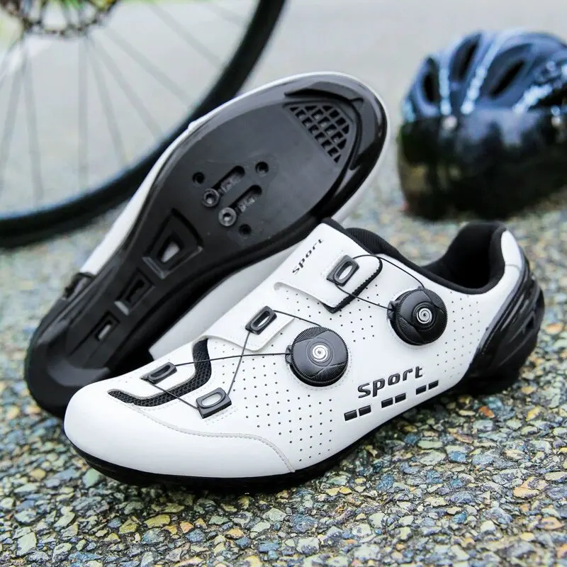 

New road bike lock shoes men spot bicycle shoes hard soles locking riding shoes non-locking mountain bike shoes