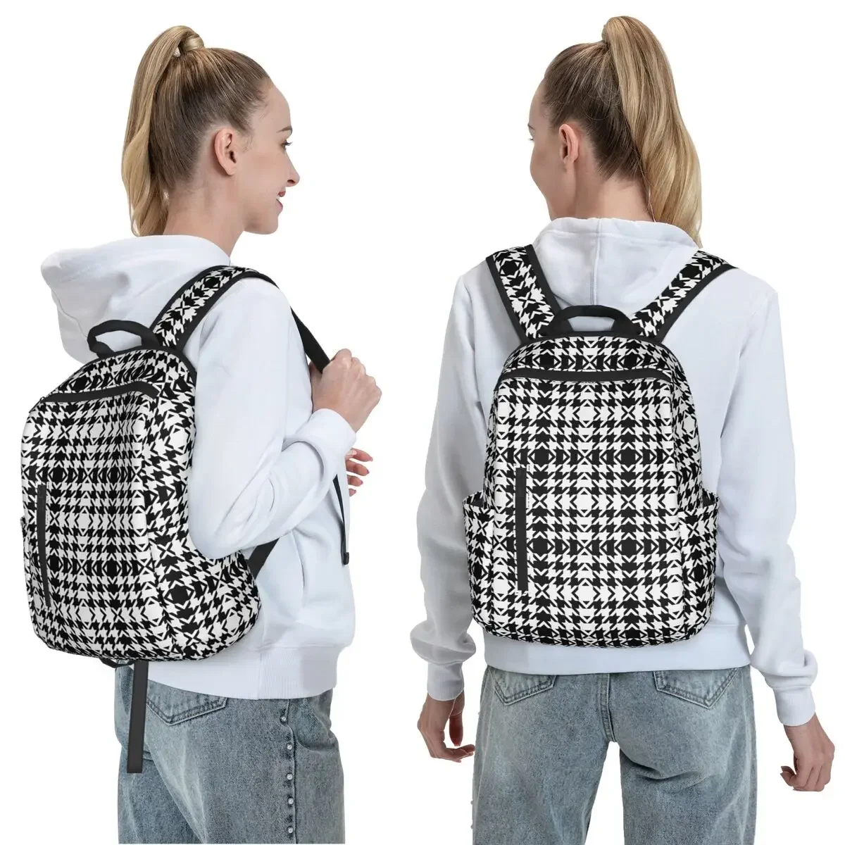 Shemagh Tactical Printed Backpack Large Capacity Children BookBag School Bag Shoulder Bags for Men Women