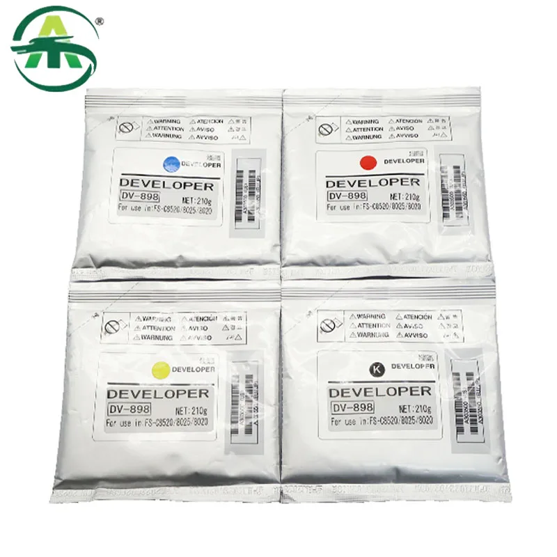 

4Pcs DV898 Developer for Kyocera FS-8520 8525 TA205 255 2550ci 2551ci Highly Stable DV-898 Developer Powder