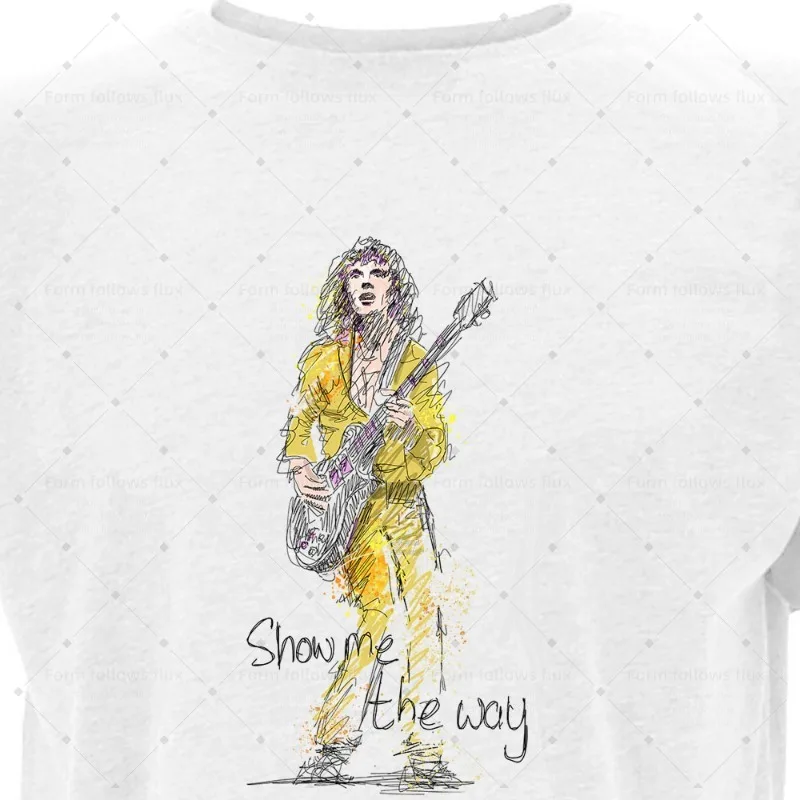 

2026 men T-Shirt Hoodie Hand Drawn Comic style Peter Frampton Rock Unisex S-6XL Plus Size Friendly