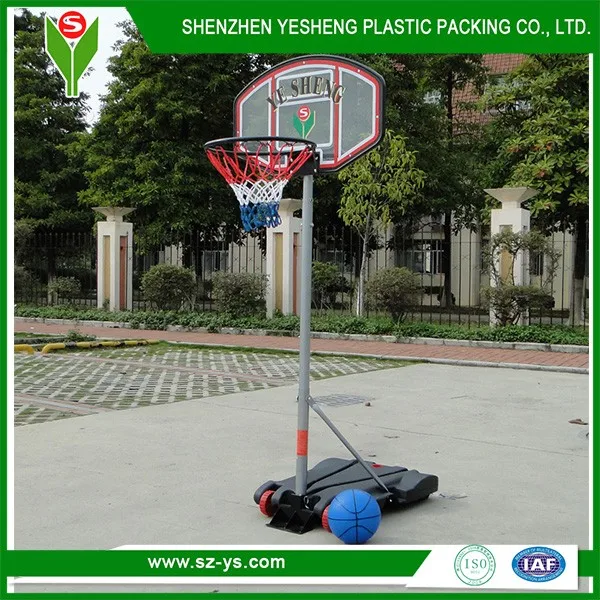 Supporto da basket per esterni e interni regolabile mobile portatile in plastica