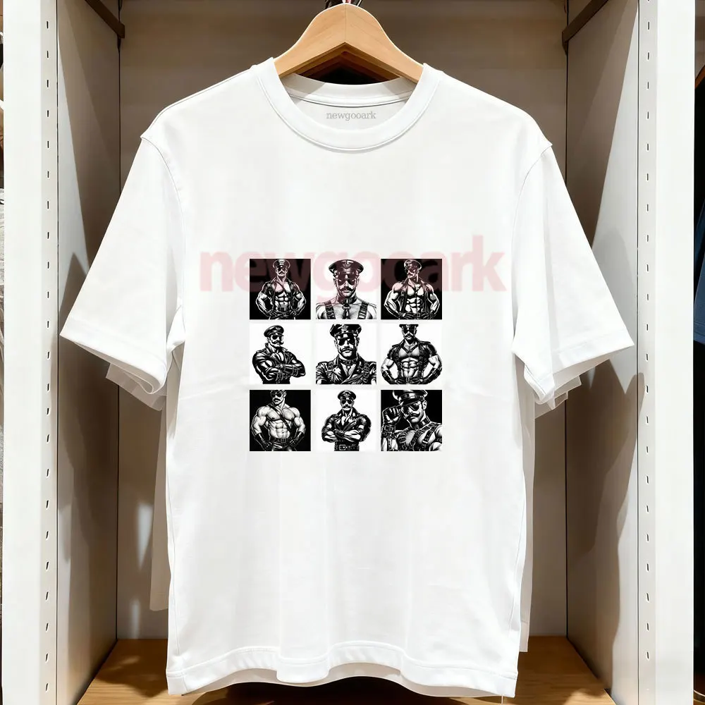 Tom of Finland LGBT Gay Pride T Shirt Woman Man Casual Cotton Graphic T Shirts Creative Streetwear Tee Short-sleev Camisetas view 6