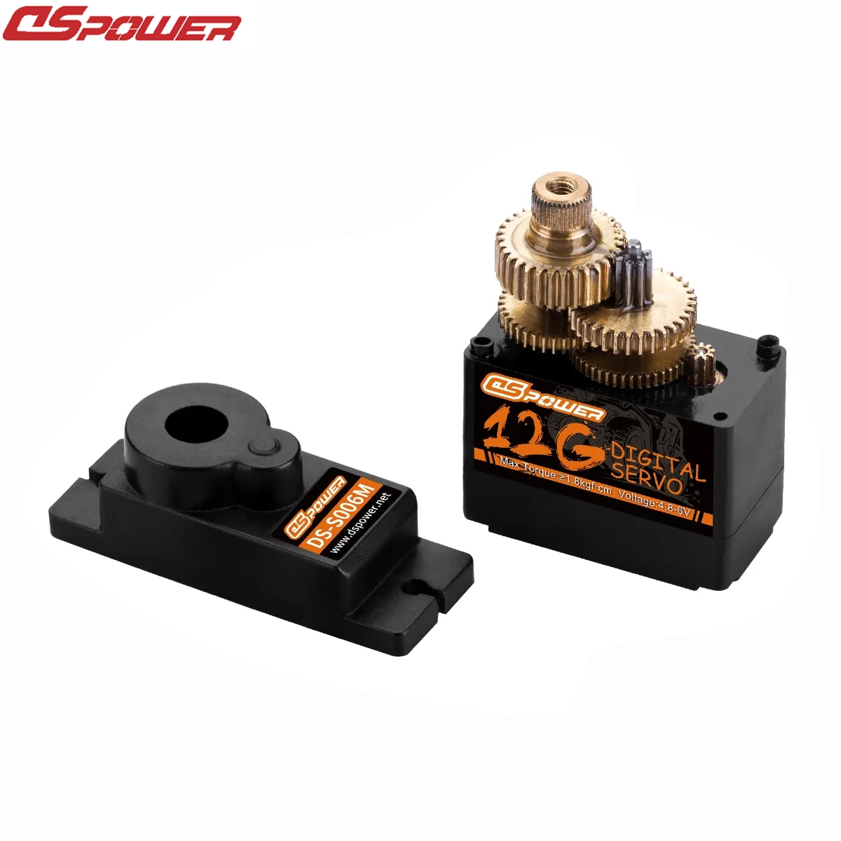 DSpower SG90 MG90S 9g 12g Micro Digital Servo Metal Gear Mini Servos Motor for RC Car WLtoys SCX24 Axial Mini Q Drones