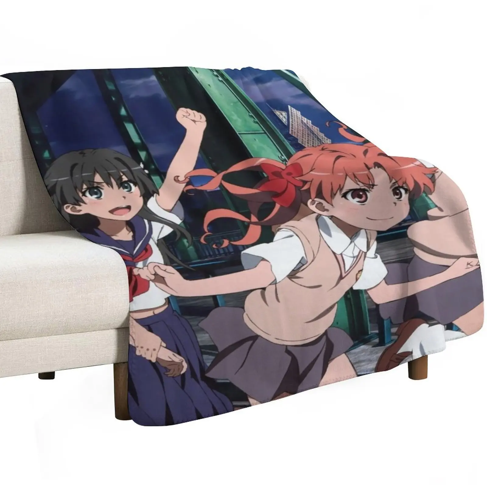 

Toaru Series - Group Throw Blanket Soft Big For Baby Shaggy Cute Blankets