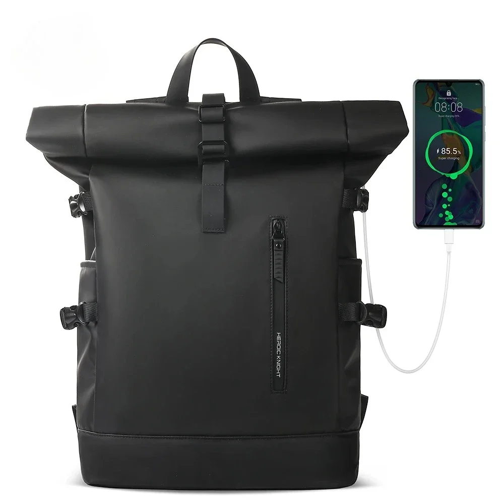 

Expandable Travel Backpack Men Large Capacity Waterproof 15.6” Laptop Bag Hiking Rucksack Cycling Daypack Bag with USB Port