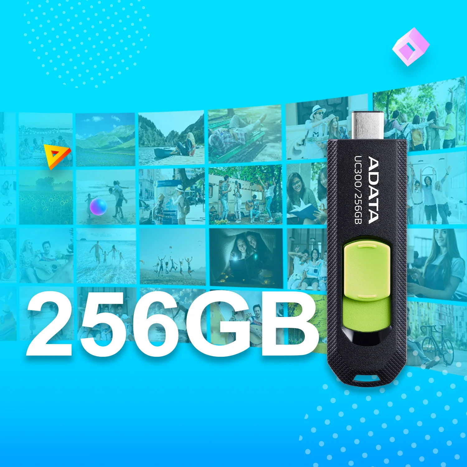 

USB флеш-накопитель ADATA USB 128, USB 256, 32 ГБ, 64 ГБ, 100 ГБ, ГБ