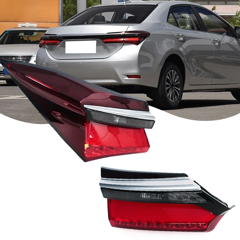 

Для Toyota Corolla Hybrid 2014 2015 2016 2017 2018, задний светодиодный задний фонарь, указатель поворота, стоп-сигнал, предупреждающий свет бампера автомобиля