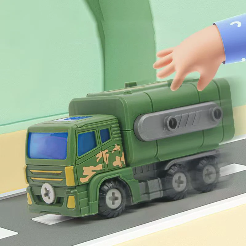 5 في 1 تفكيك تجميع العسكرية تحويل سيارة لعبة روبوت المشتركة المنقولة مجتمعة عمل أرقام لعب للبنين أطفال هدية