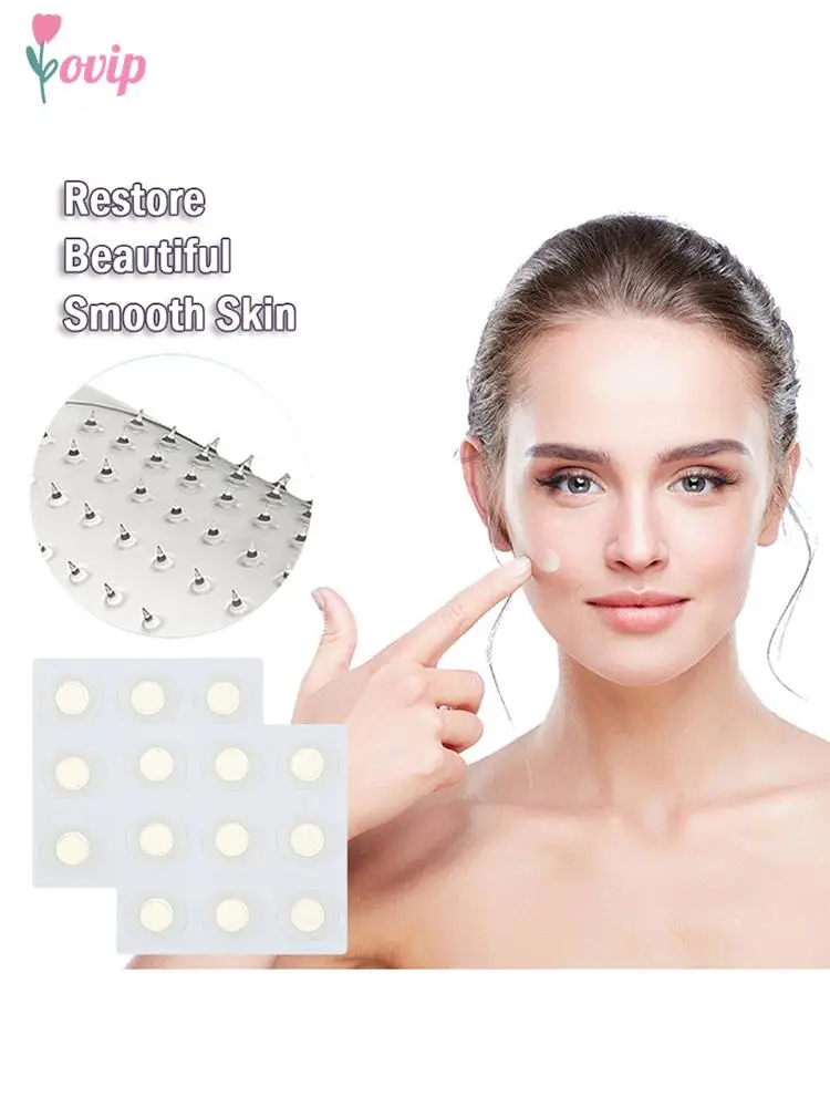 9 Stickers Microneedles Anti Acne Pimple Removal Soothing Skin Face Patches Master Healing Blemish Treatment Sticker Zits