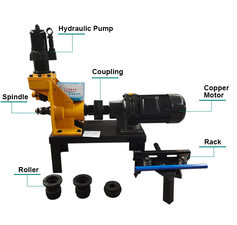 

Hydraulic Drive Pipe Roll Grooving Machine Compact Size Low Noise High Performance for 2''-10'' 12'' Steel Pipes Manual
